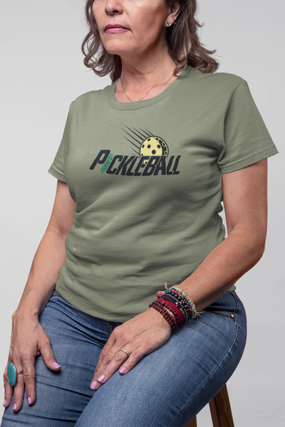 Ladies Pickleball Slant Tee
